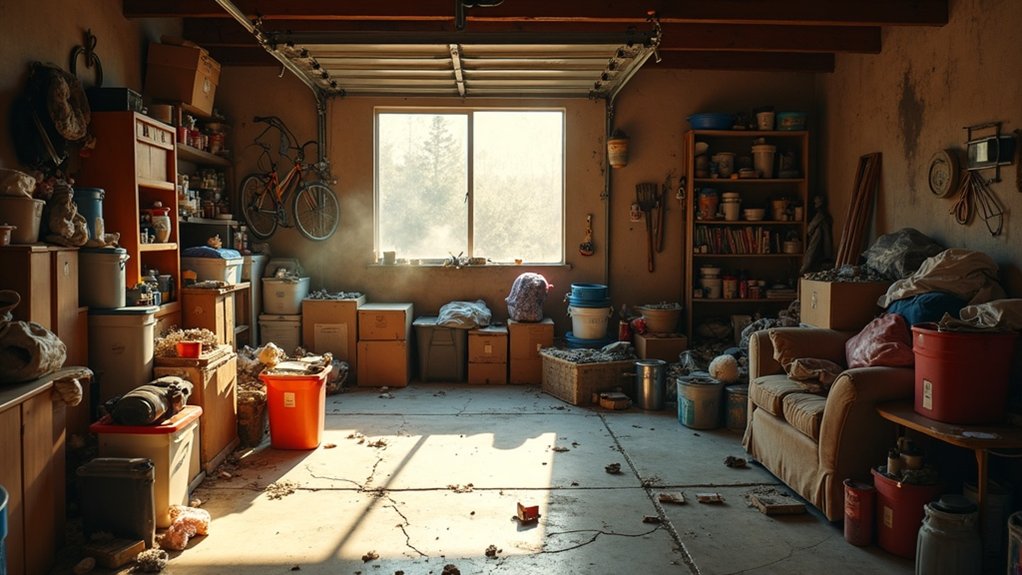 Garage Packed With Clutter Find the Best Clean Up Service on Canyon Crest Drive in Canyon Crest California 92507